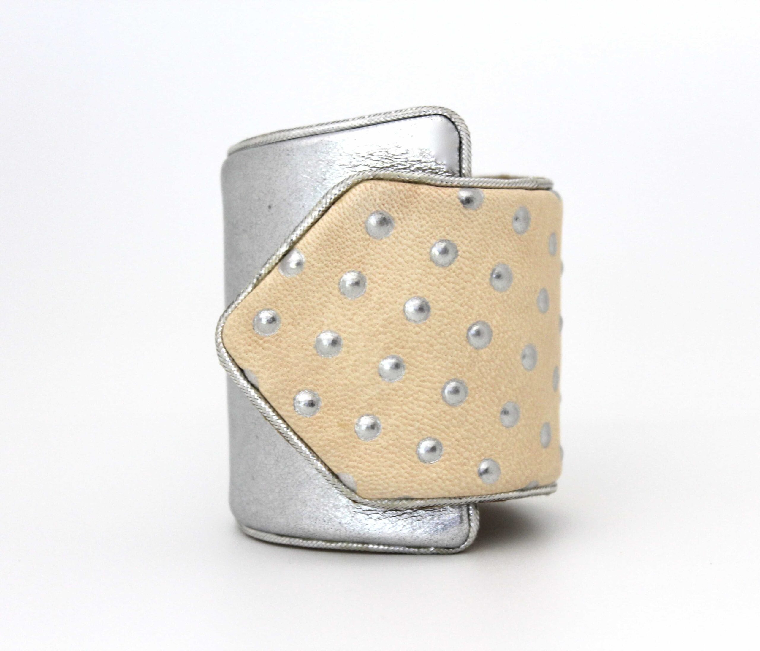 Kate Younger Designs Polka Dot Cuff Silver